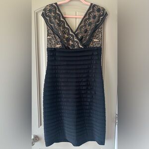 Elegant Black Lace Dress